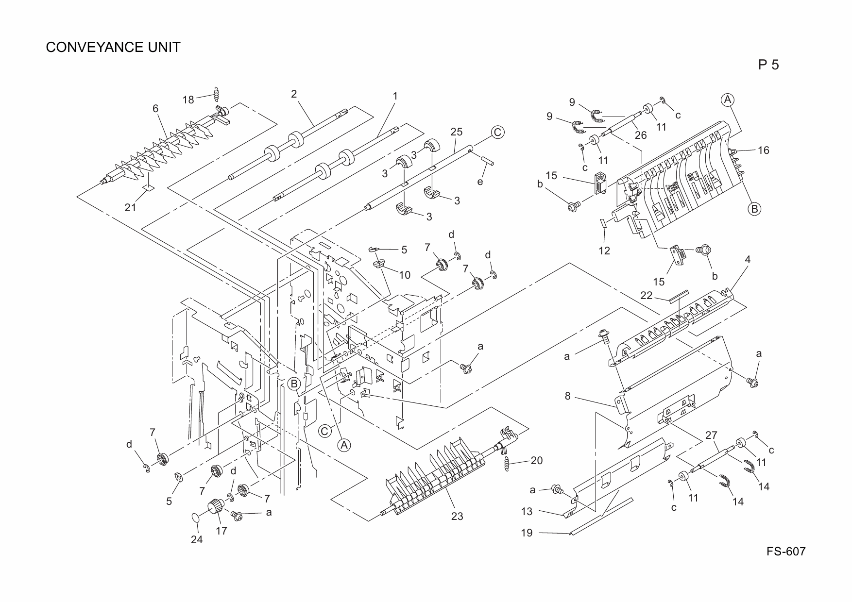 Konica-Minolta Options FS-607 A04D Parts Manual-2